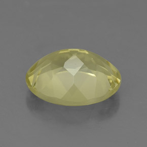 Quartzo amarelo natural 3,18ct, corte oval, VS