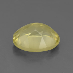 Quartzo amarelo natural 3,37ct, corte oval, VVS-VS