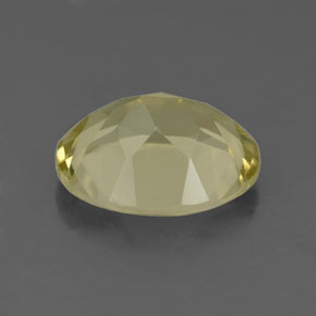 Quartzo amarelo natural 3,17ct, corte oval, VS