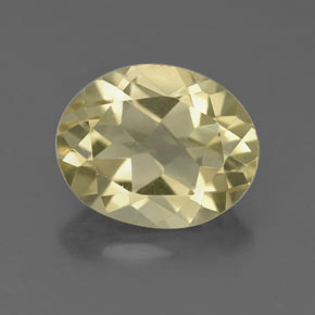 Quartzo amarelo natural 2,96ct, corte oval, VVS-VS