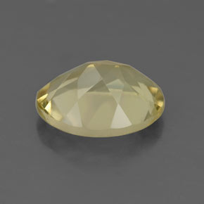 Quartzo amarelo natural 2,96ct, corte oval, VVS-VS