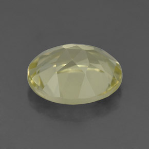 Quartzo amarelo natural 3,23ct, corte oval, VS