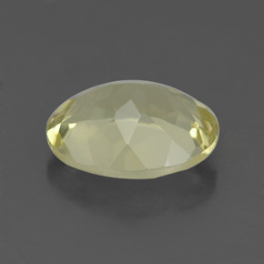 Quartzo amarelo natural 3,18ct, corte oval, VVS-VS