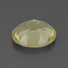 Quartzo amarelo natural 3,38ct, corte oval, VVS-VS