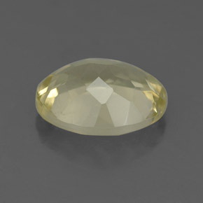 Quartzo amarelo natural 3,28ct, corte oval, VS