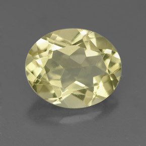 Quartzo amarelo natural 3,34ct, corte oval, VS