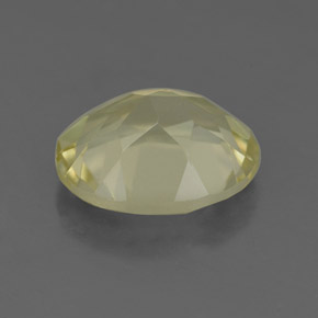 Quartzo amarelo natural 3,34ct, corte oval, VS