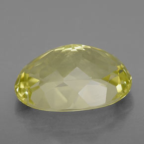 Quartzo amarelo natural 9,45ct, corte oval, VVS-VS