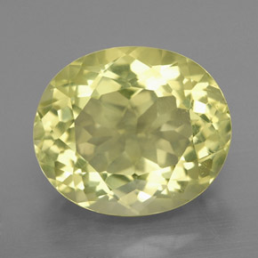 Quartzo amarelo natural 7,81ct, corte oval, VS-SI