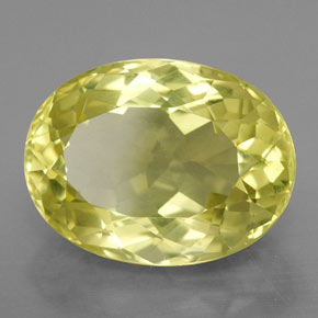 Quartzo amarelo natural 9,74ct, corte oval, VVS-VS