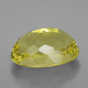 Quartzo amarelo natural 10,25ct, corte oval, VVS-VS
