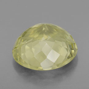 Quartzo amarelo natural 6,37ct, corte redondo, VVS-VS