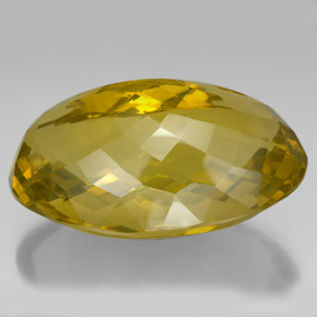 Quartzo amarelo natural 331,70ct, corte oval, VVS