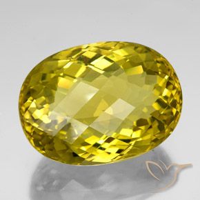 Quartzo Amarelo Dijon Natural 128.50ct, oval, VVS