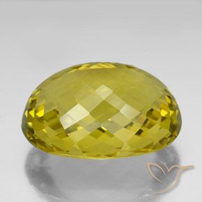 Quartzo Amarelo Dijon Natural 128.50ct, oval, VVS