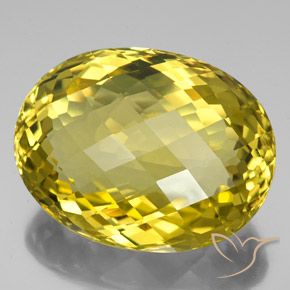 Quartzo amarelo rico Natural 100.70ct, oval, VVS