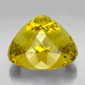 Quartzo amarelo natural 320,20ct, corte oval, VVS