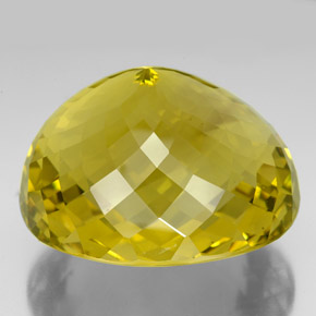 Quartzo amarelo natural 347,80ct, corte oval, VVS