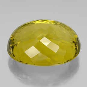 Quartzo amarelo natural 159,05ct, corte oval, VVS-VS