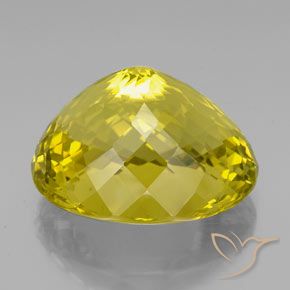 Quartzo Amarelo médio-escuro Natural 94.11ct, oval, VVS