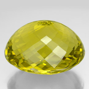 Quartzo amarelo natural 210,55ct, corte oval, VVS