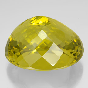 Quartzo amarelo natural 266,25ct, corte oval, VVS
