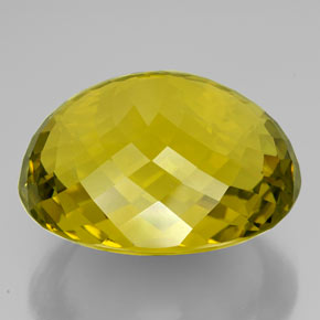Quartzo amarelo natural 195,30ct, corte oval, VVS