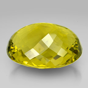 Quartzo amarelo natural 223,35ct, corte oval, VVS
