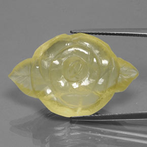 Quartzo amarelo natural 28,30ct, transparente, transparente/translúcido