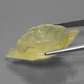 Quartzo amarelo natural 28,30ct, transparente, transparente/translúcido