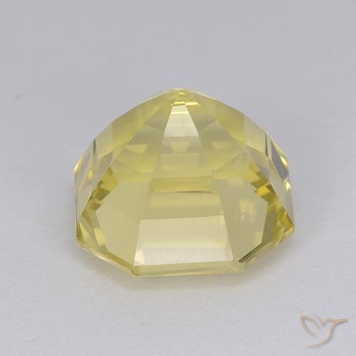 Quartzo Luz amarela Natural 6.06ct, Corte Octógono / Esmeralda, VS