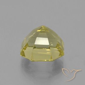 Quartzo Amarelo claro médio Natural 8.92ct, Corte Octógono / Esmeralda, VVS