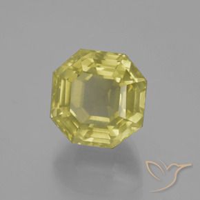 Quartzo amarelo médio Natural 9.99ct, Corte Octógono / Esmeralda, VS