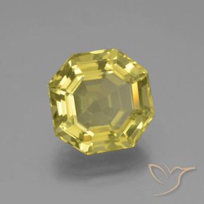 Quartzo Amarelo Abacaxi Natural 8.05ct, Corte Octógono / Esmeralda, VVS