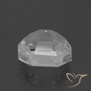 Quartzo Branco claro Natural 11.33ct, Corte Octógono / Esmeralda, VVS