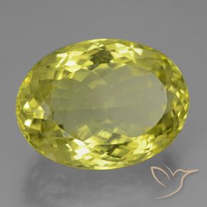 Quartzo amarelo médio Natural 24.36ct, oval, VVS