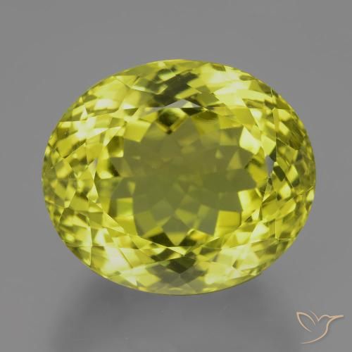 26.94ct Natural amarelo médio Quartzo, oval, VVS