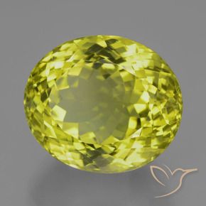 Quartzo amarelo médio Natural 26.94ct, oval, VVS