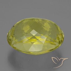 Quartzo amarelo médio Natural 30.47ct, oval, VVS