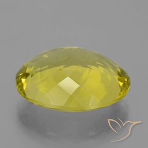 Quartzo amarelo médio Natural 24.07ct, oval, VVS