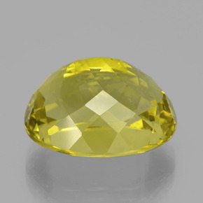 Quartzo amarelo natural 23,75ct, corte oval, VVS-VS