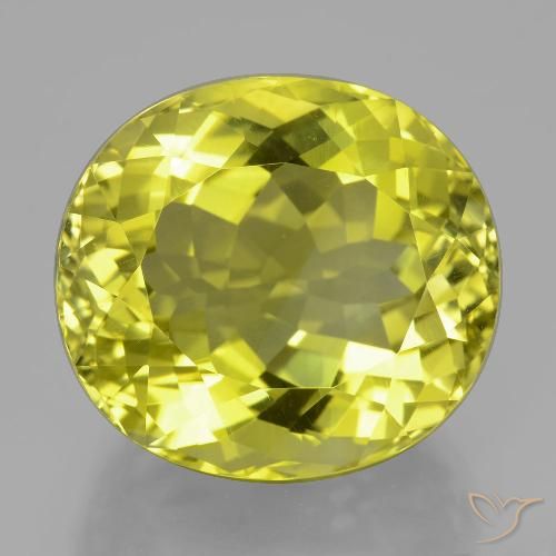 31.35ct Natural amarelo médio Quartzo, oval, VVS