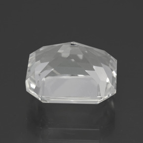 Quartzo branco natural 5,25ct, corte esmeralda, VS