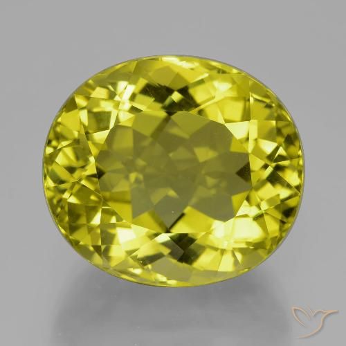 29.97ct Natural amarelo médio Quartzo, oval, VVS-VS