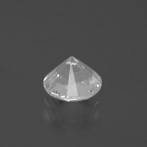 Quartzo branco natural 1,35ct, corte redondo, VVS-VS