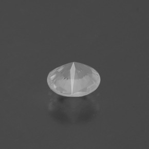 Quartzo branco natural 0,78ct, corte redondo, VS