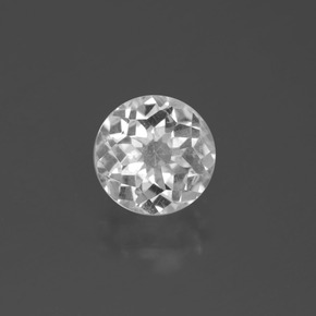 Quartzo branco natural 1,84ct, corte redondo, VS