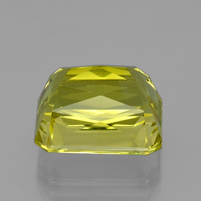 Quartzo amarelo natural 20,62ct, corte esmeralda, VVS