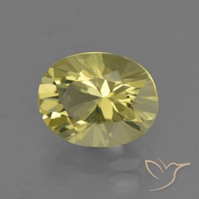 Quartzo amarelo suave Natural 2.73ct, oval, VVS-VS