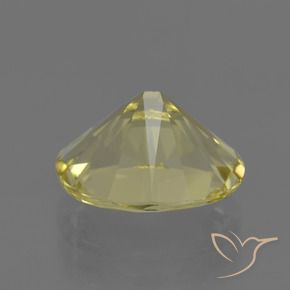 Quartzo Amarelo claro Natural 4.27ct, oval, VVS